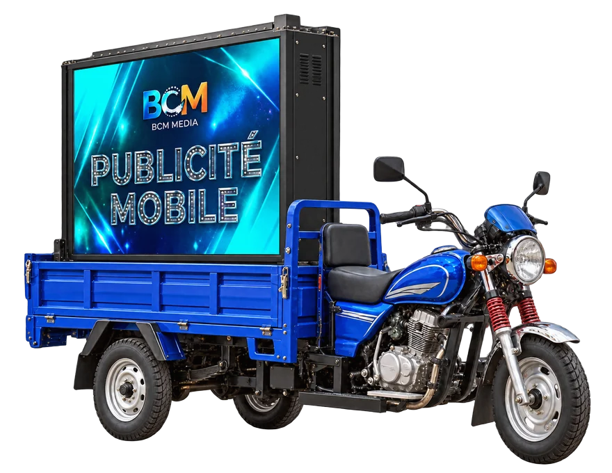 Publicité mobile LED